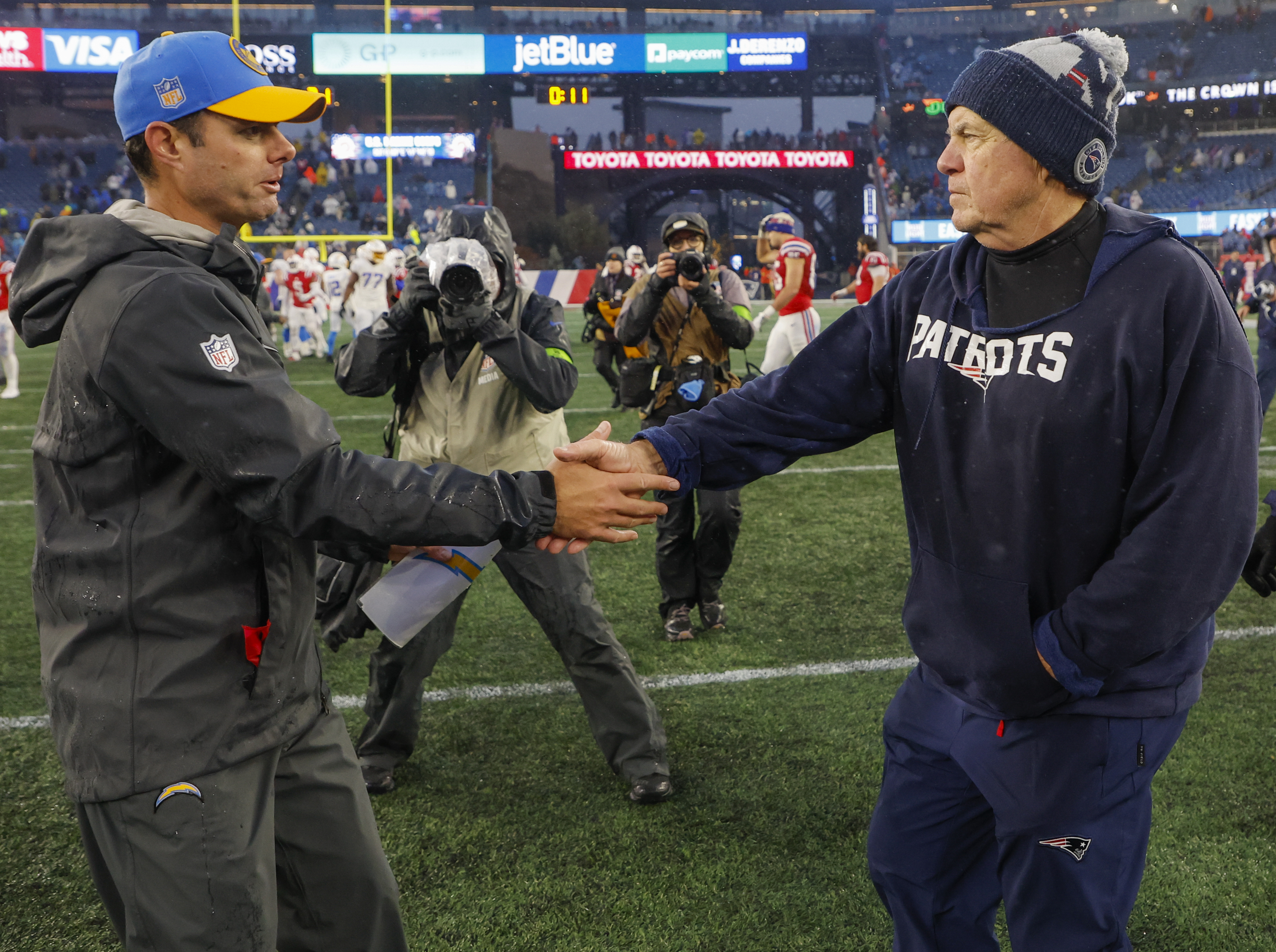 New England Patriots head coach Bill Belichick.