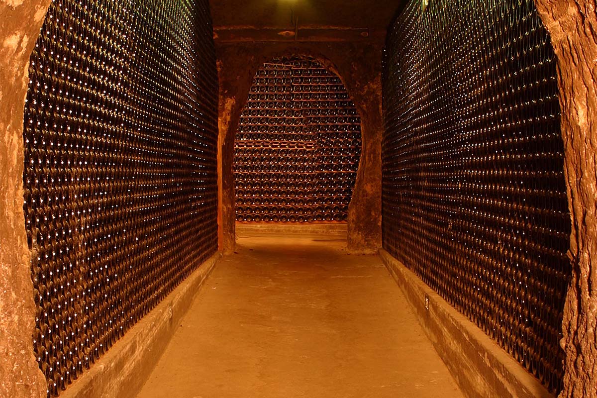 The Schramsberg Cave at Schramsberg Vineyards