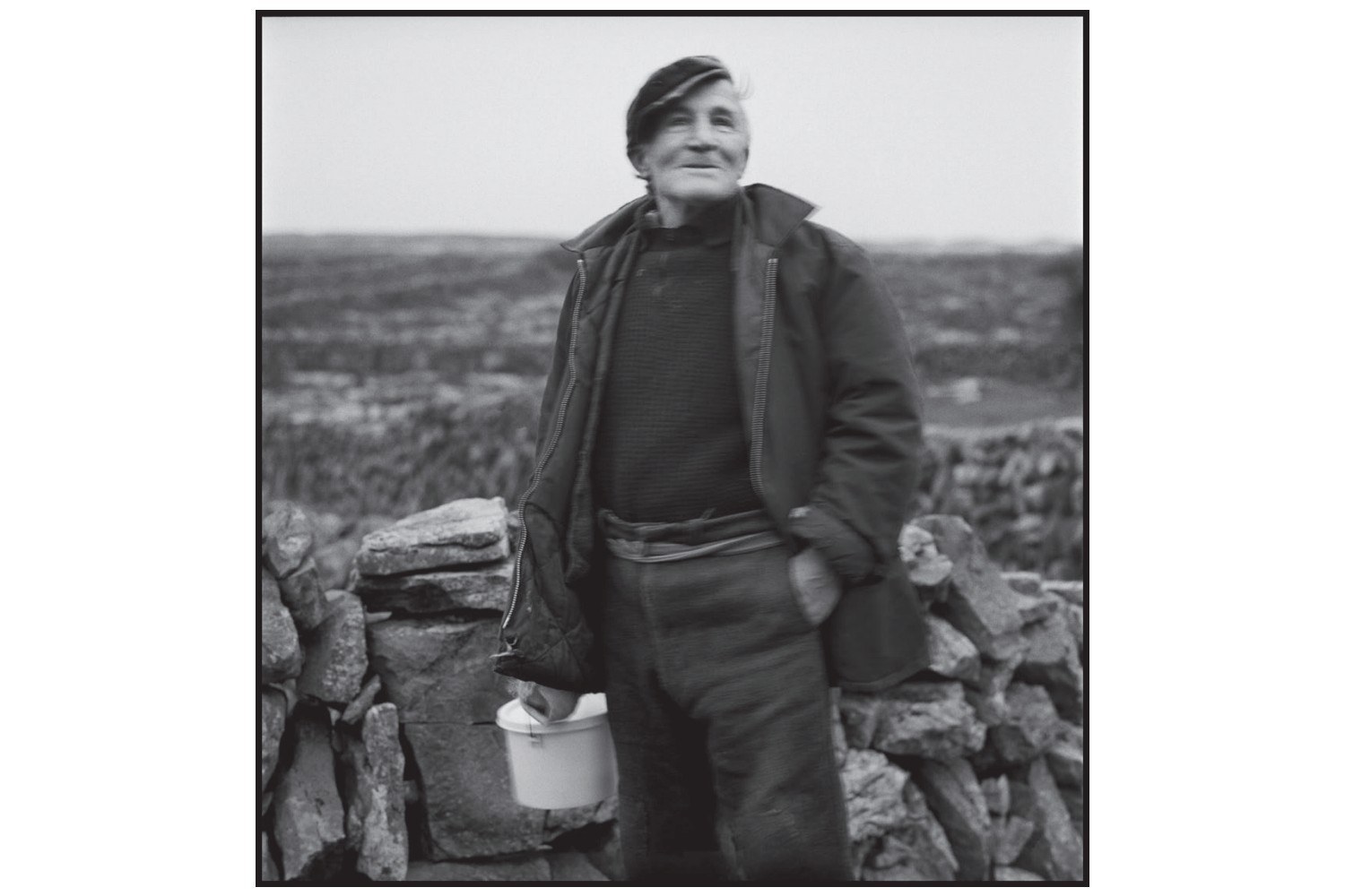 Man standing in landscape