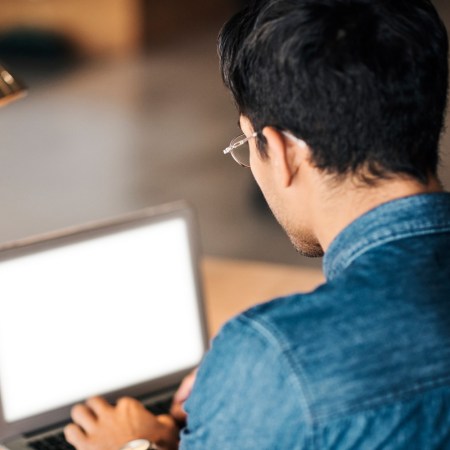 Man on a laptop