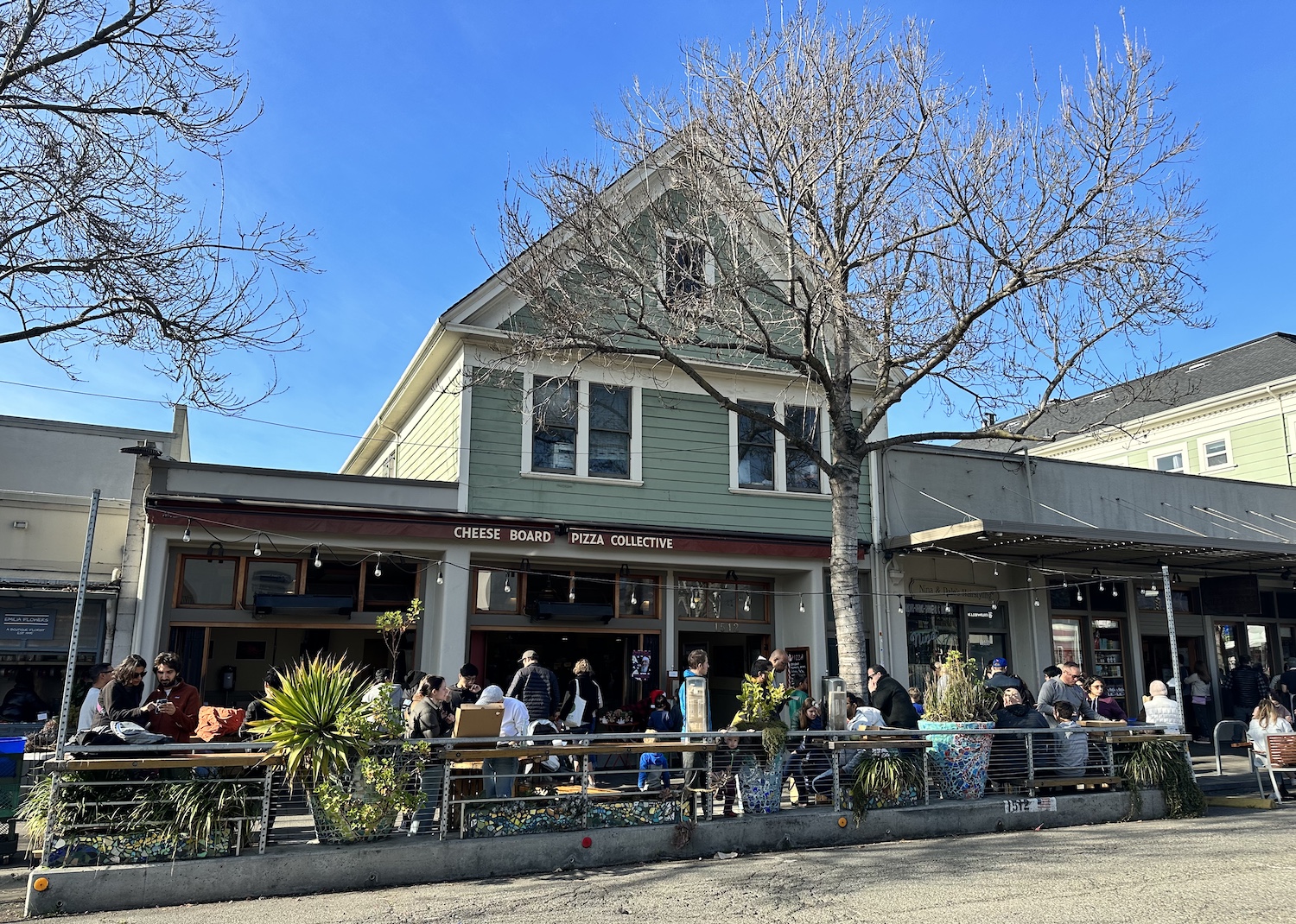 Exterior of The Cheese Board Collective