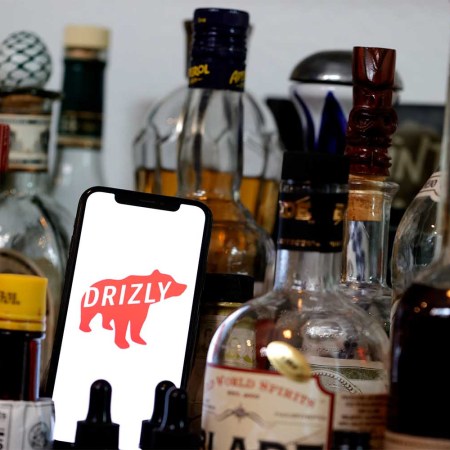 In this photo illustration, The Drizly logo appears on the screen of an iPhone on February 03, 2021 in San Anselmo, California. After buying Drizly for $1.1 billion in 2020, Uber is closing the service.