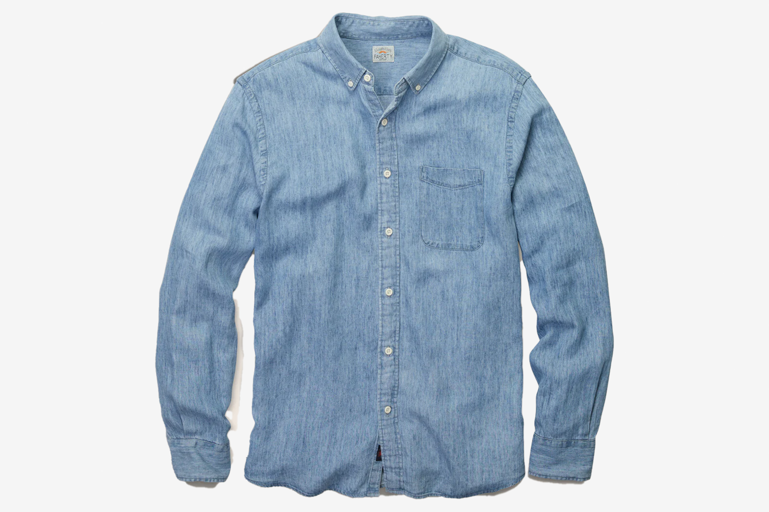 Faherty Tried &amp; True Chambray Shirt