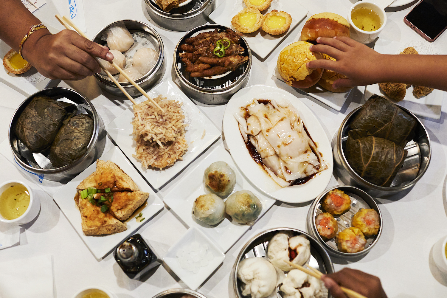 Dim sum brunch at Far East photographed in Rockville, Maryland on August 27, 2023