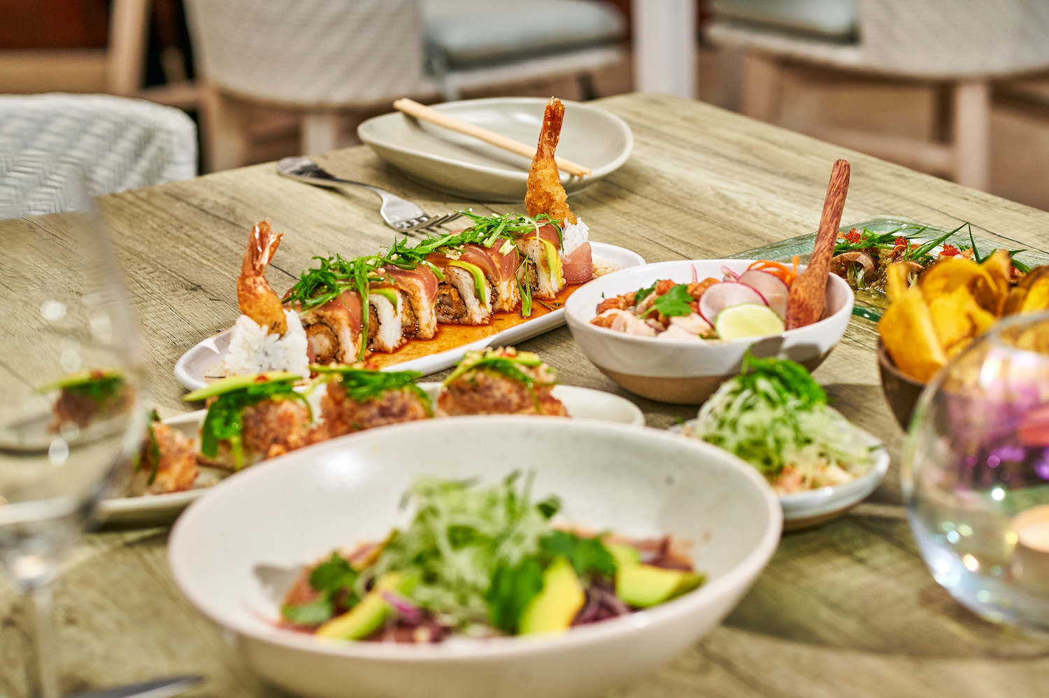 izakaya spread at calabash grenada