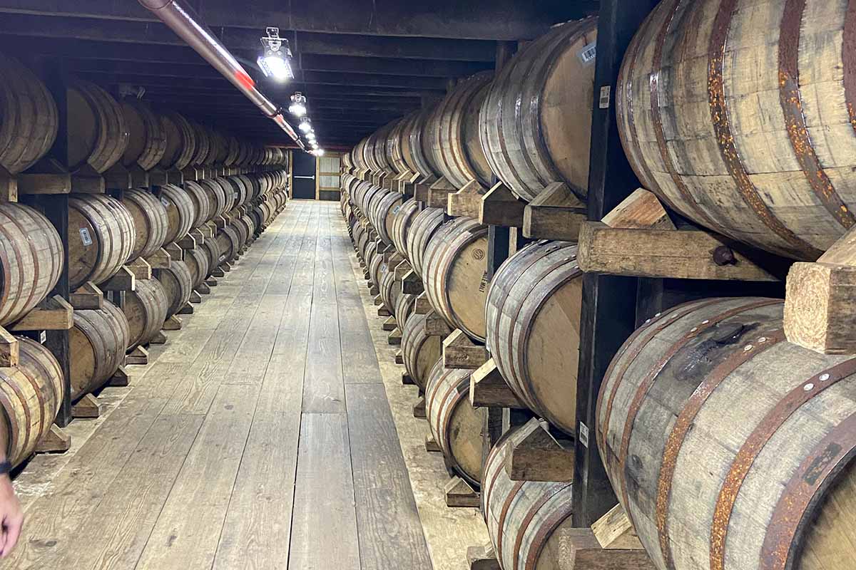 rickhouse at James B. Beam Distilling Co.