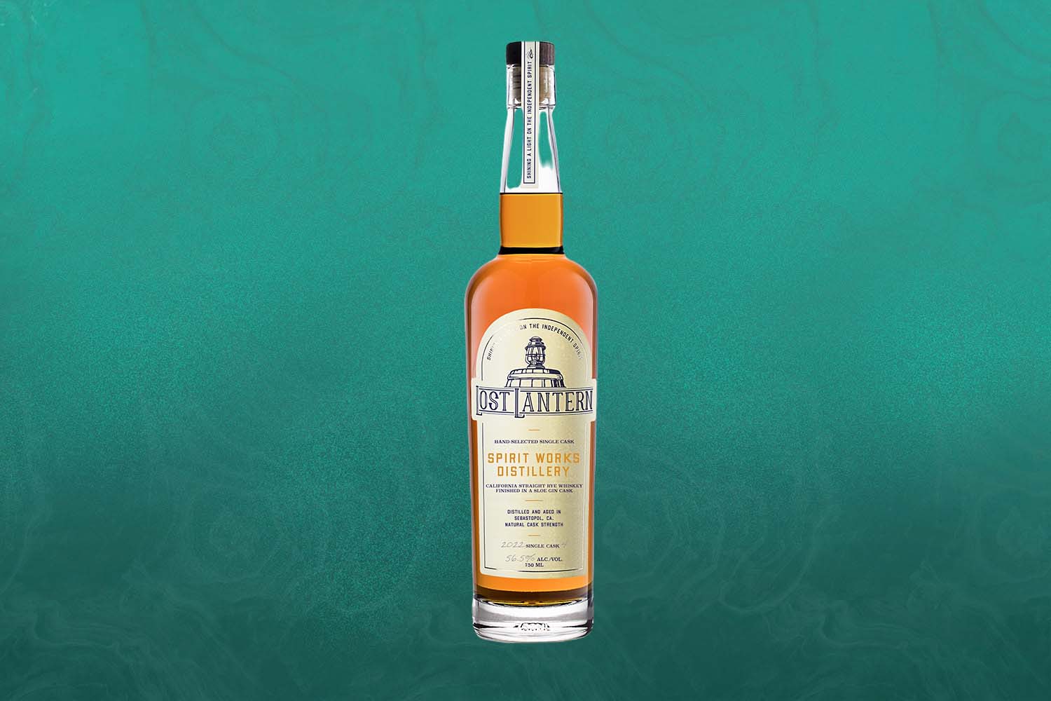 Lost Lantern Spirit Works California Straight Rye Whiskey Finished in a Sloe Gin Cask