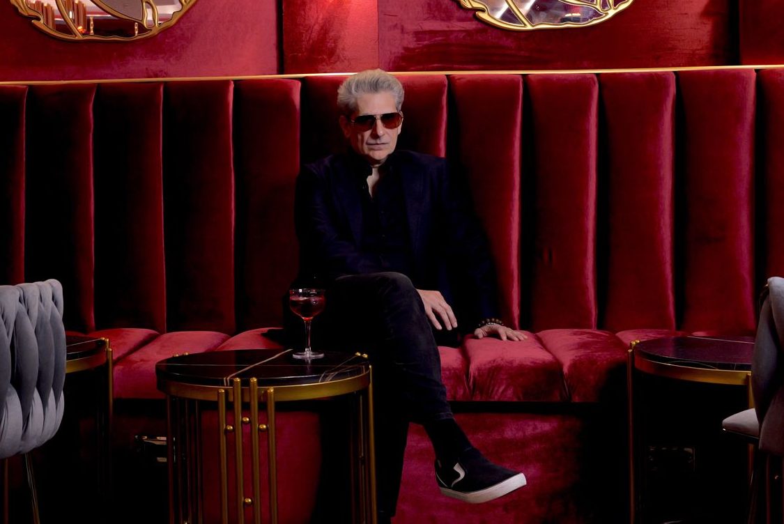 Michael Imperioli relaxes in his lounge.
