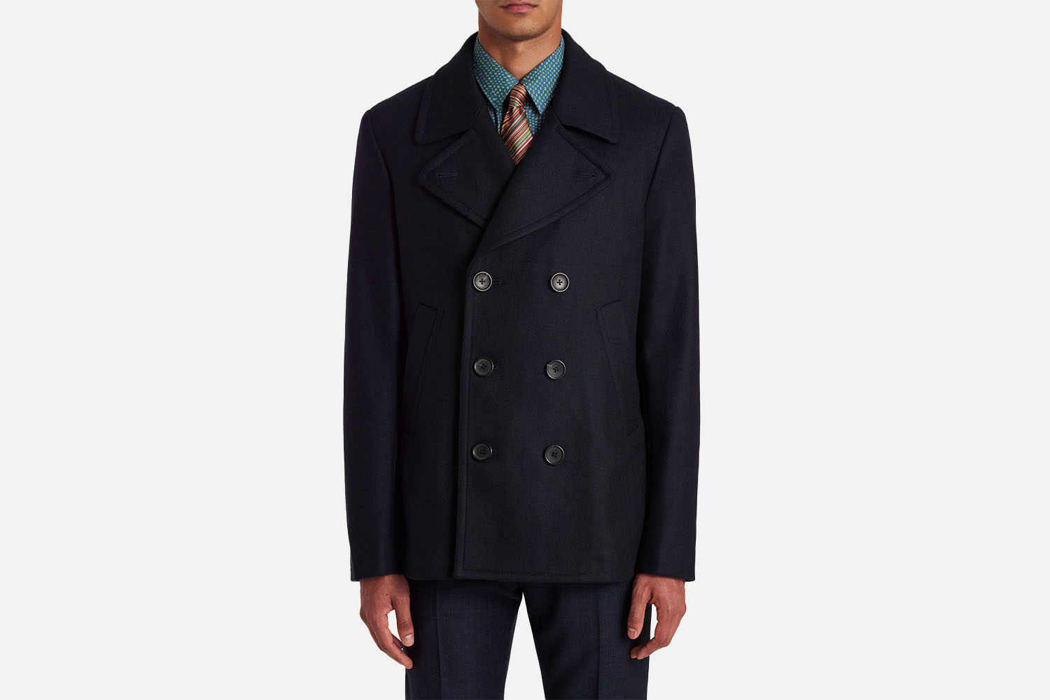 Paul Smith Wool-Cashmere Pea Coat