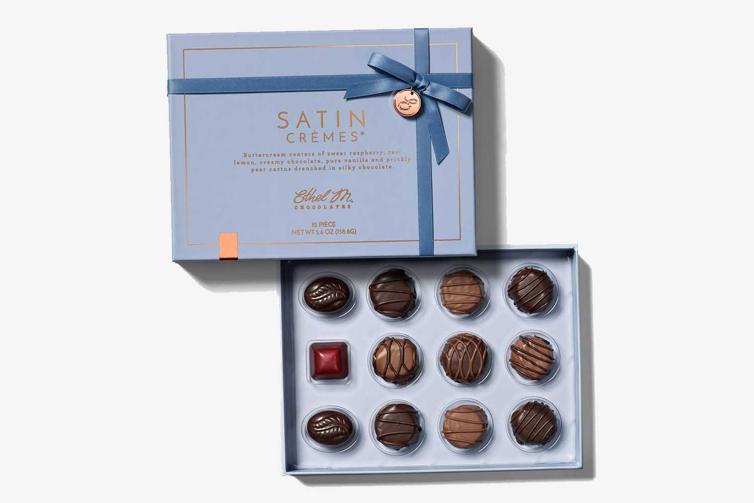 Symphony of Flavor: Ethel M Chocolates, Milk and Dark, Satin Crème Collection