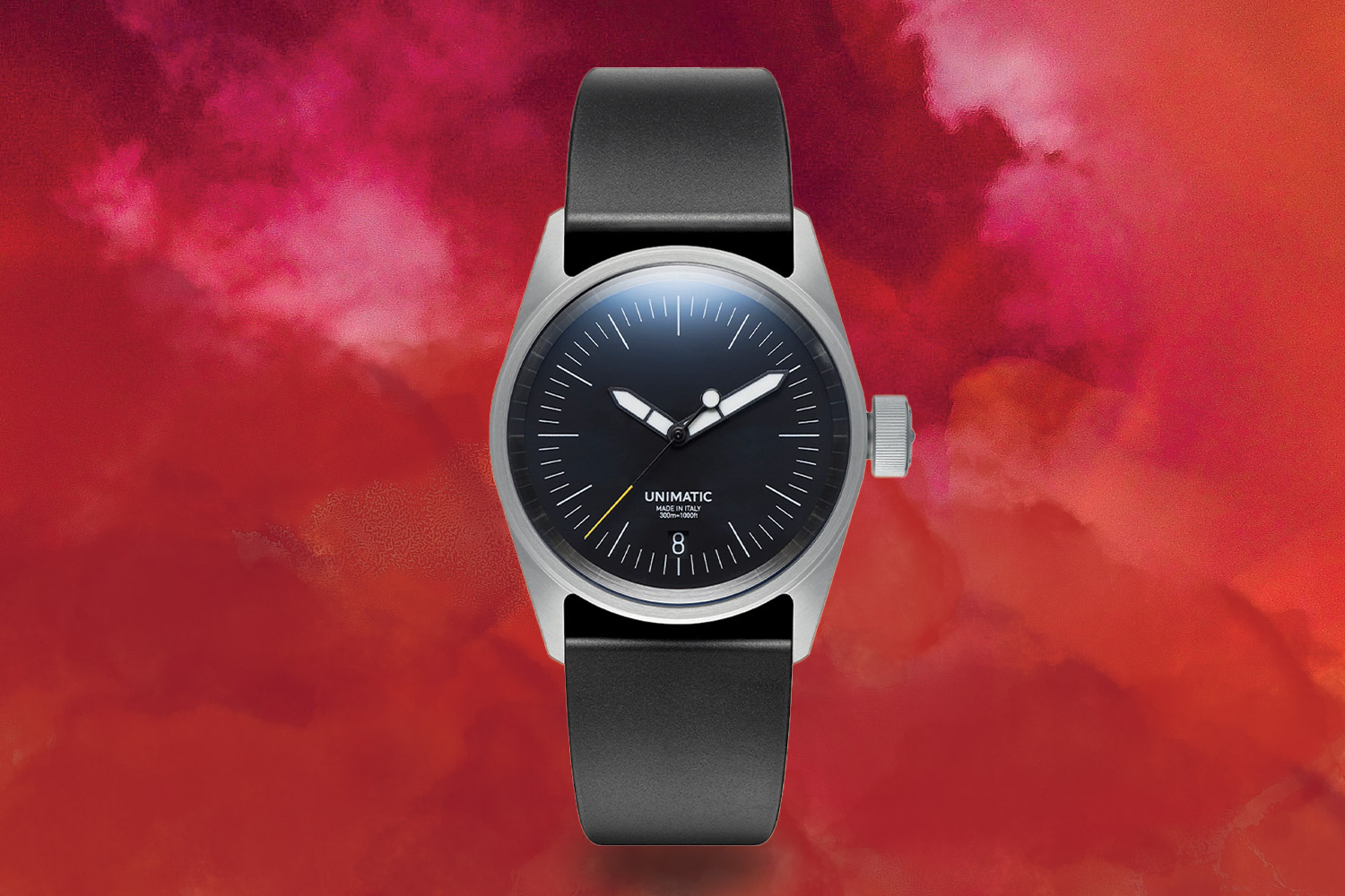 Black and silver Unimatic X Massena LAB U5S-ML