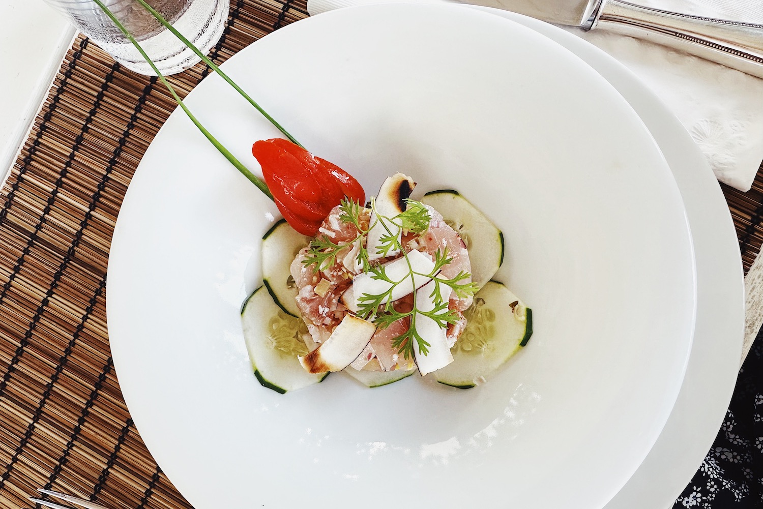 Blue marlin tartare at Armadillo