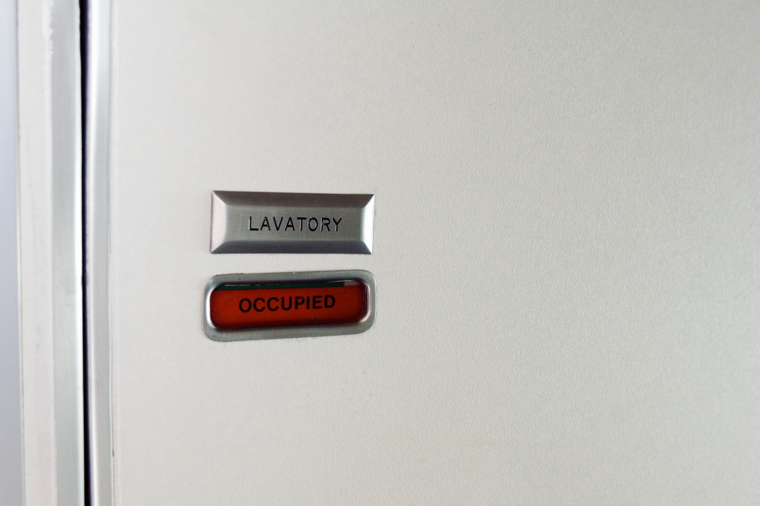 Airplane bathroom
