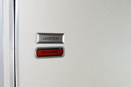 Being Stuck in an Airline Bathroom for Over an Hour Sounds Terrible