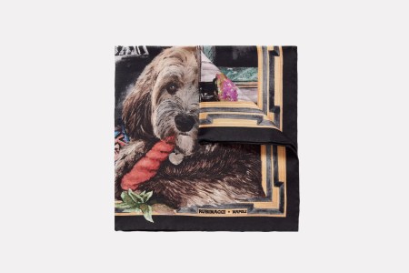 Rubinacci Bella Printed Silk-Twill Pocket Square