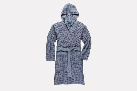 Onsen Hooded Waffle Robe