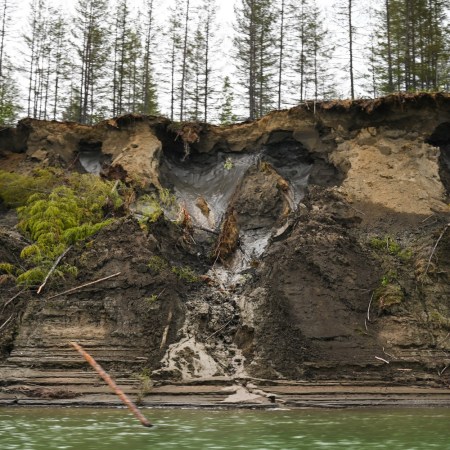 Melting permafrost