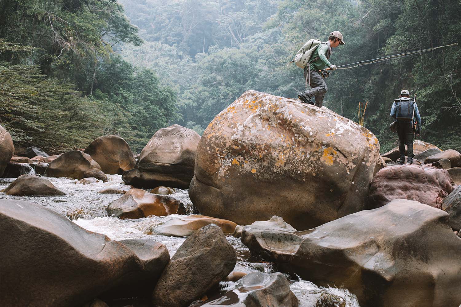 On the ground in the Bolivian Amazon