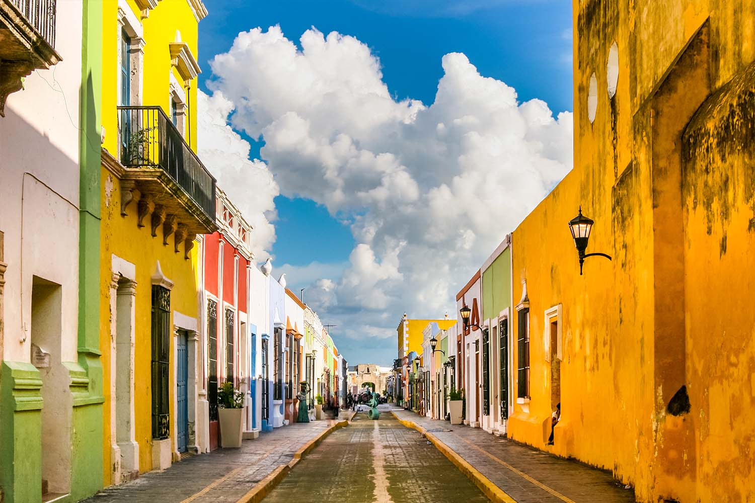 The historic center of San Francisco de Campeche