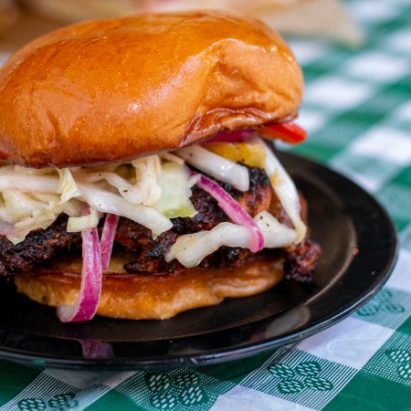 Sandwich from Daisy’s Po-Boy and Tavern, one of the best Black-owned restaurants in Chicago