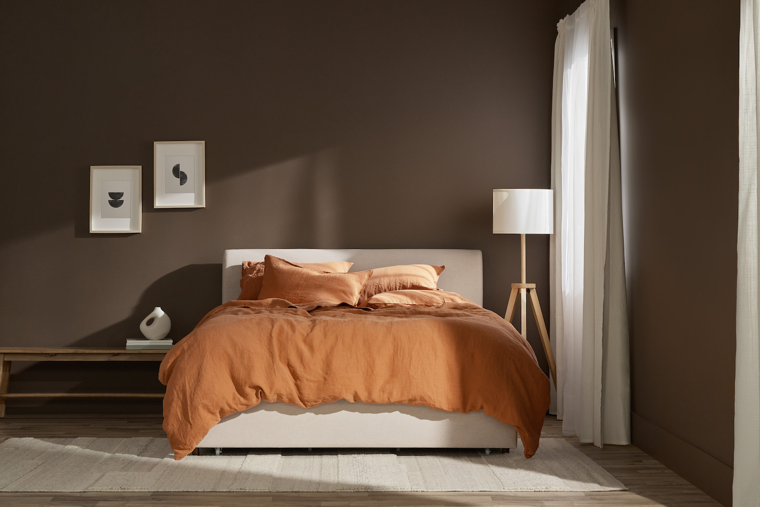 Silk & Snow Flax Linen Bed Sheets