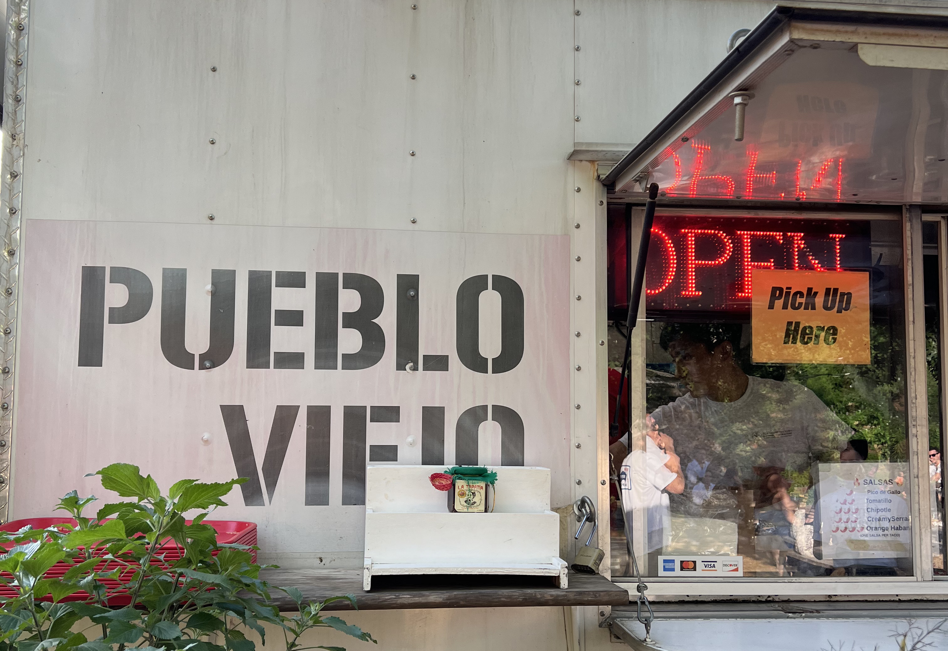 Outdoor of a food truck