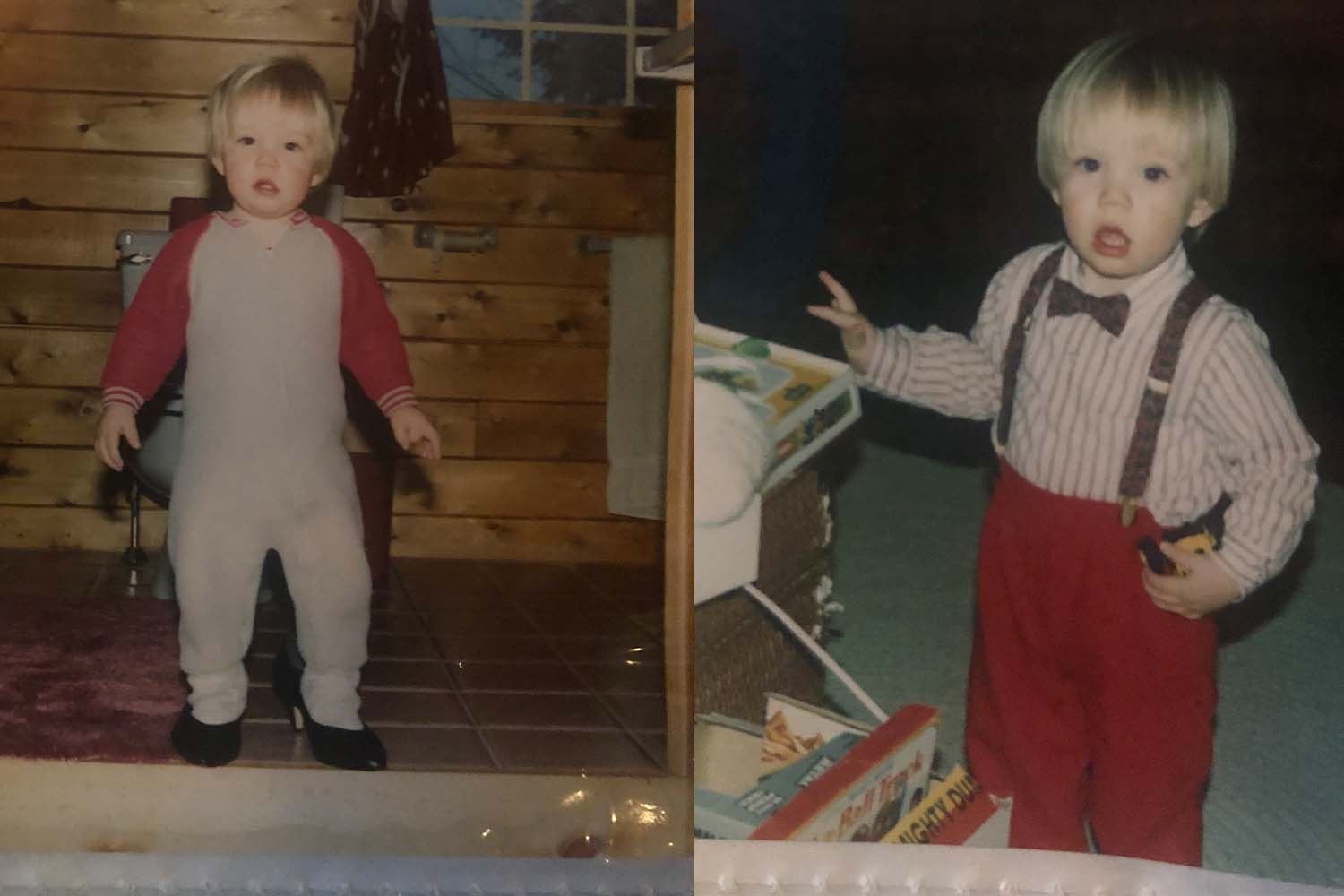 The author as a child