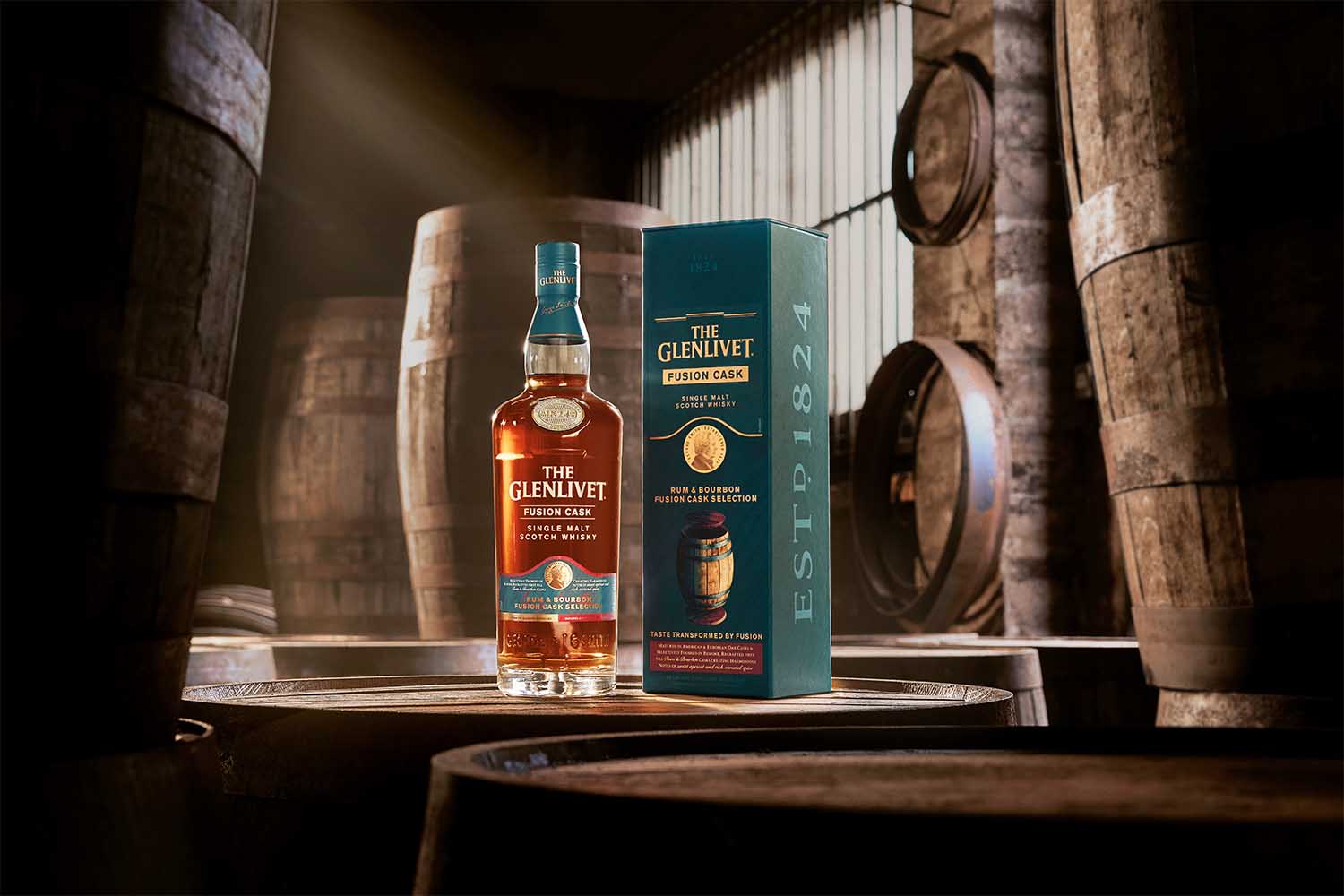 The Glenlivet Rum and Bourbon Fusion Cask Selection