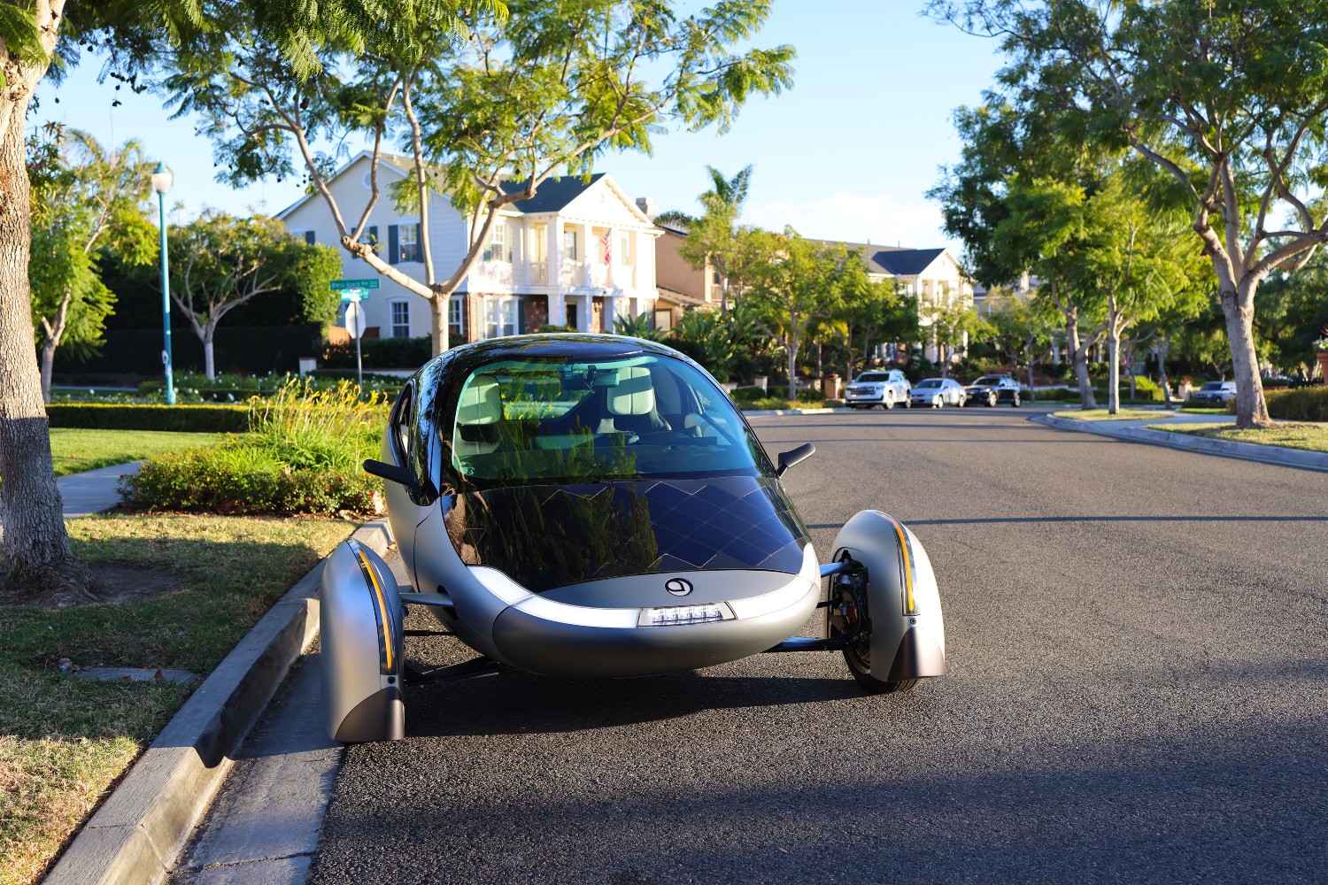 Aptera parked