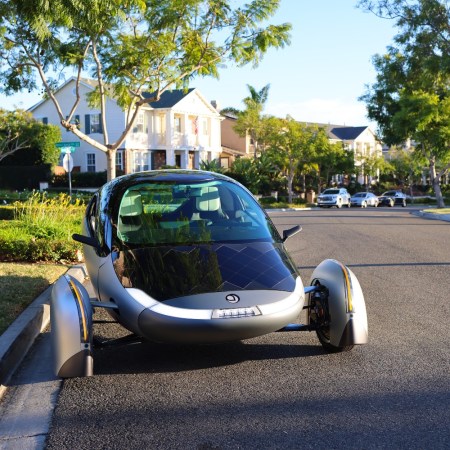 Aptera parked