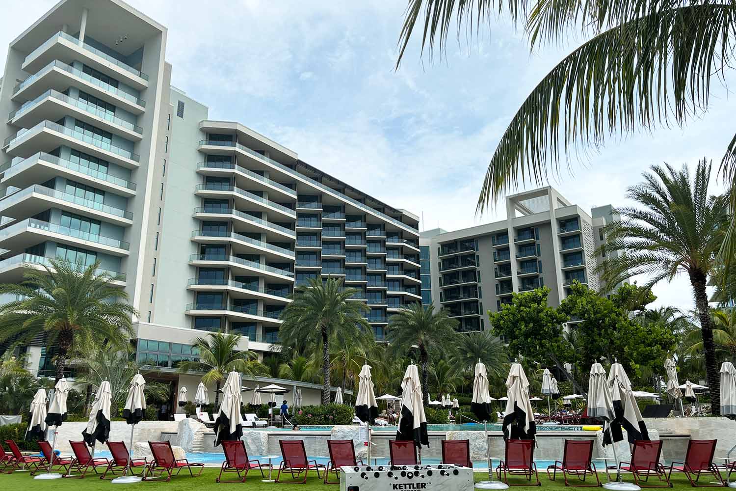 The exterior of the Kimpton Seafire Resort