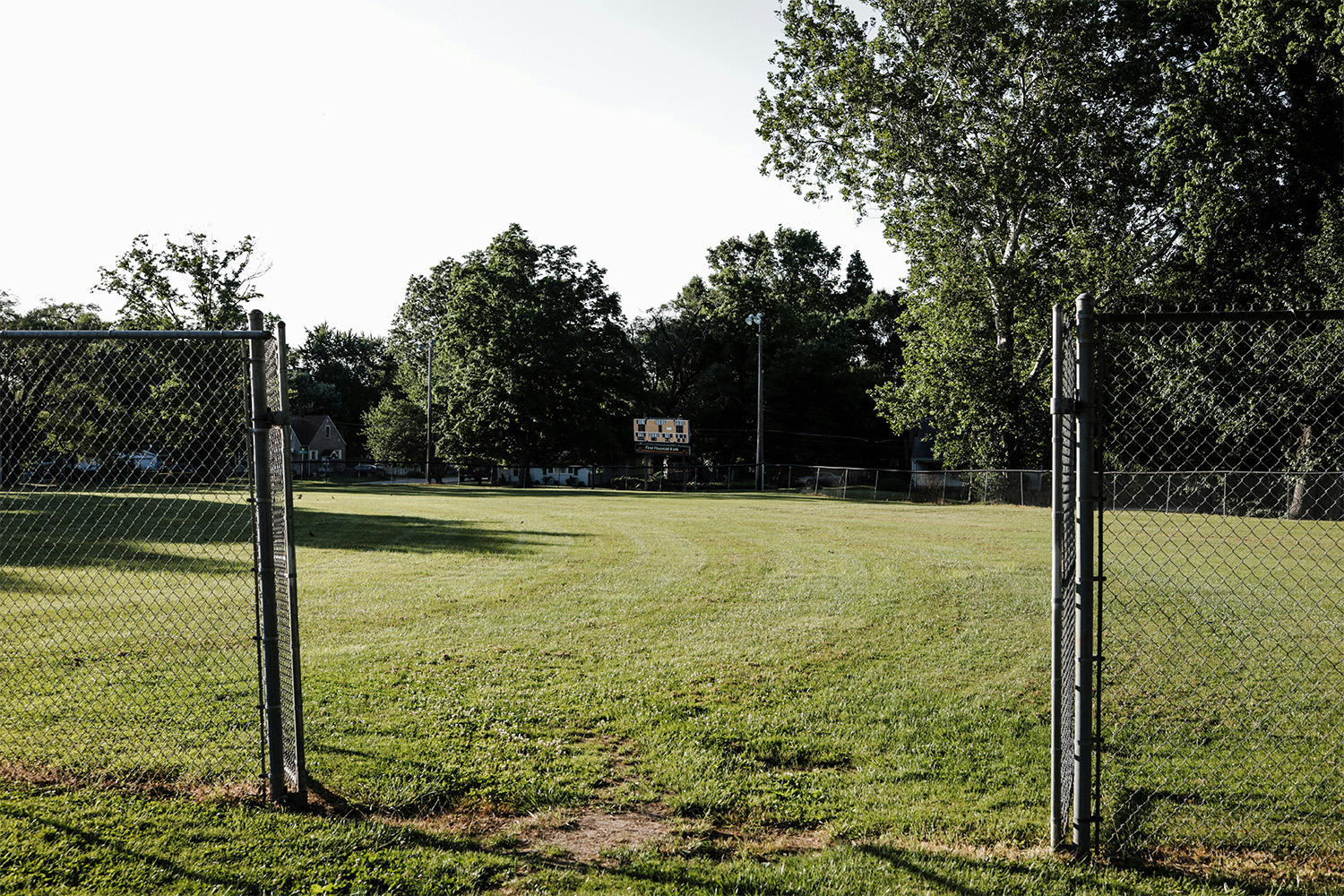A fence in a field. Fence jumping can bring fitness benefits, even as an adult.