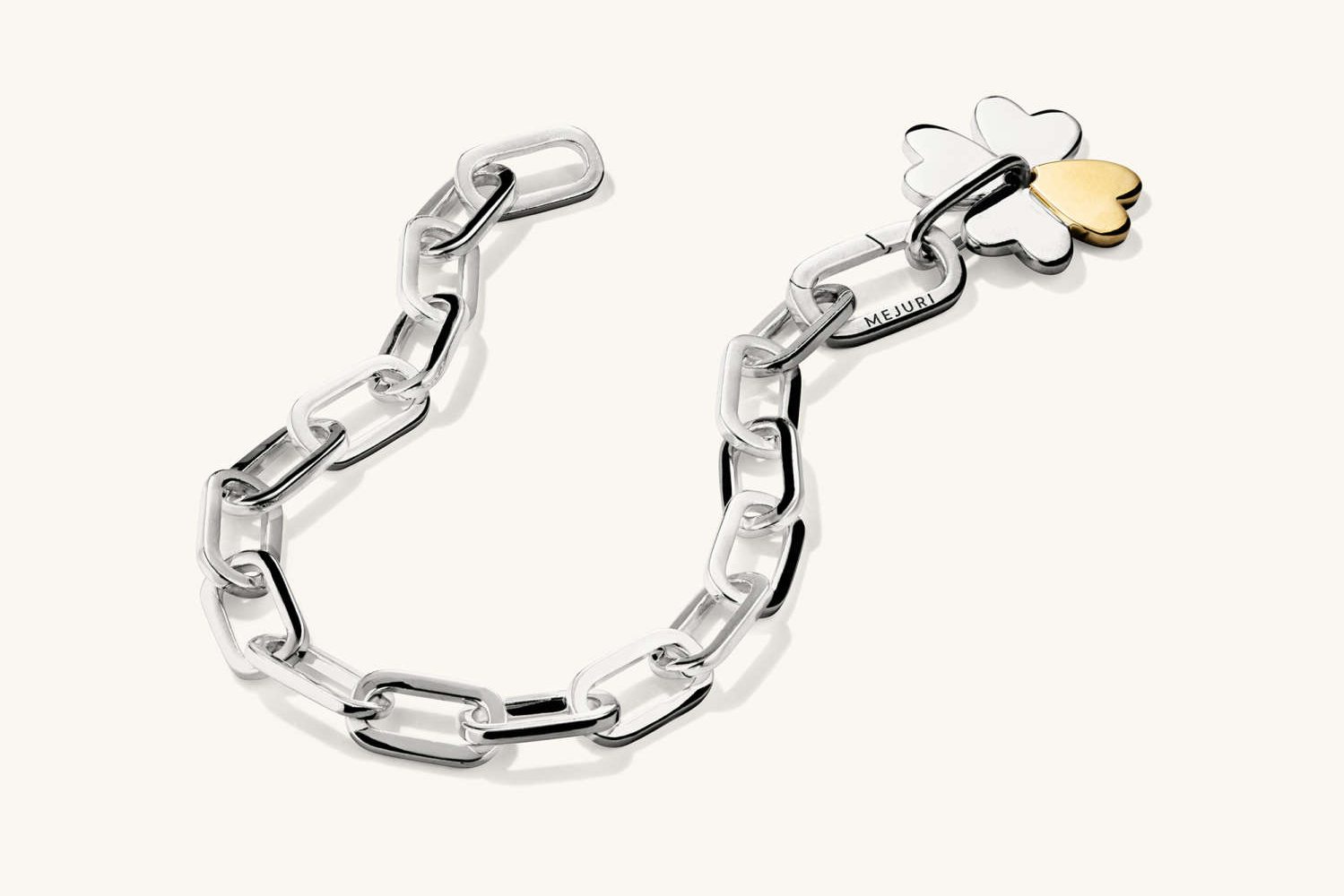 Mejuri x GANNI Clover Charm Bracelet