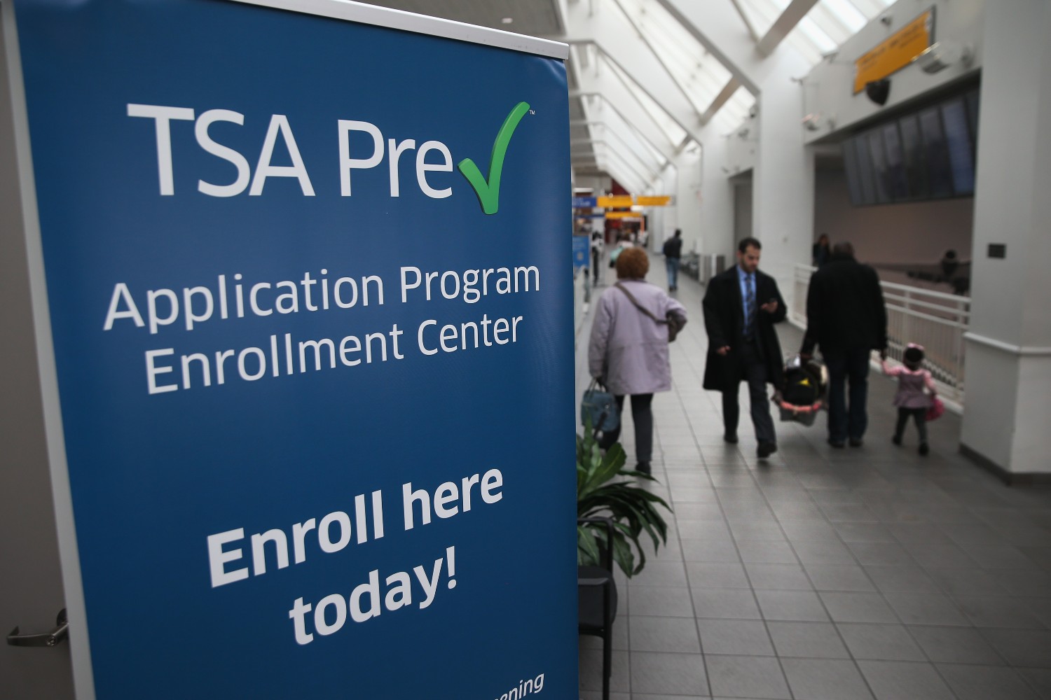 TSA Precheck signage