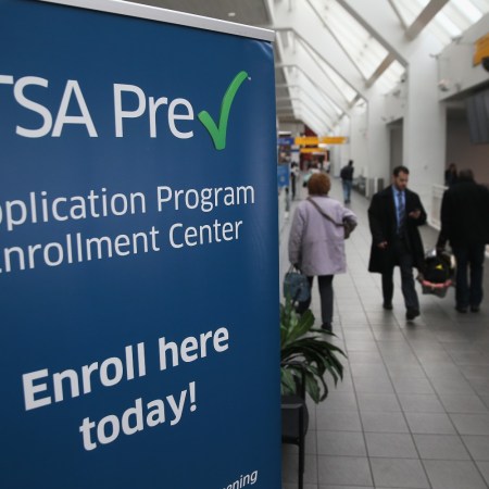 TSA Precheck signage