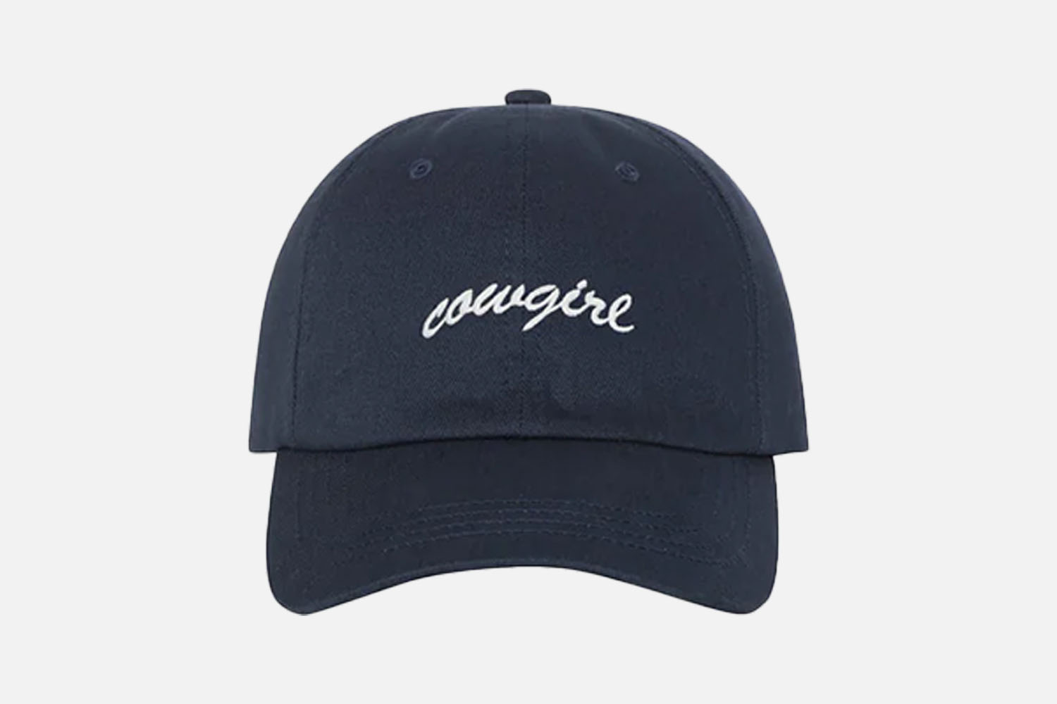 Cowgirl Blue Navy Script Cap