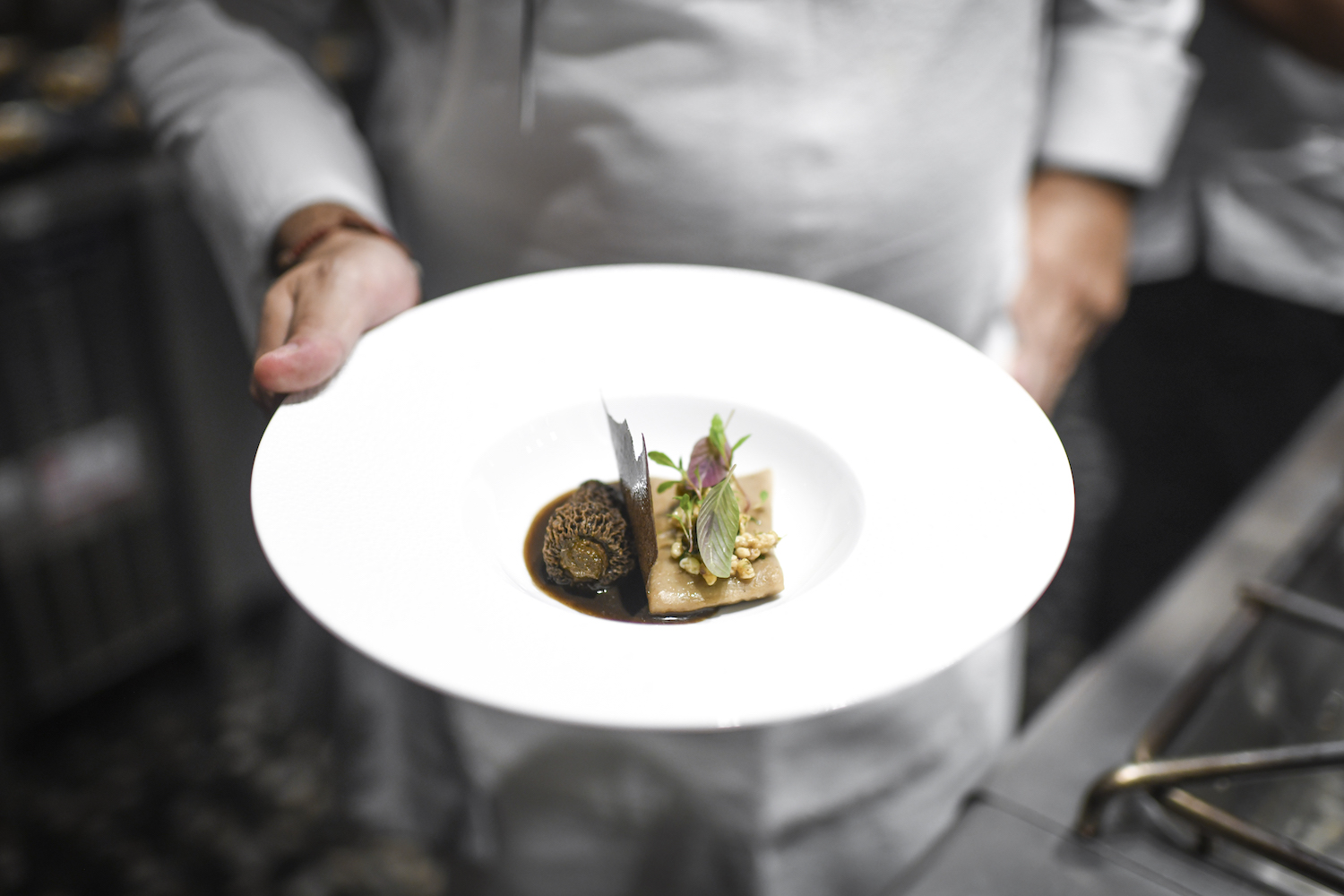 A dish from Stone and von Hauske Valtierra at Impression Makers Supper Club
