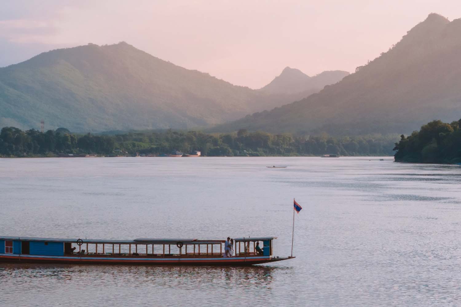 A sunset river cruise on the Rosewood's private boat