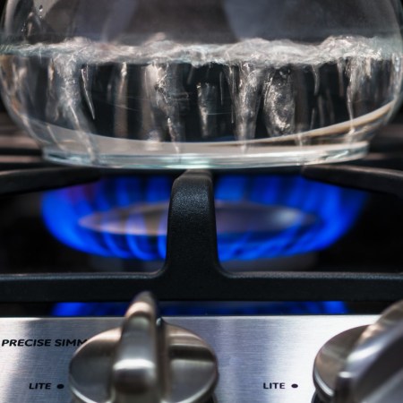 Boiling water