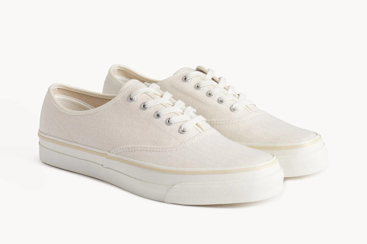 Buck Mason Herringbone Deck Shoes
