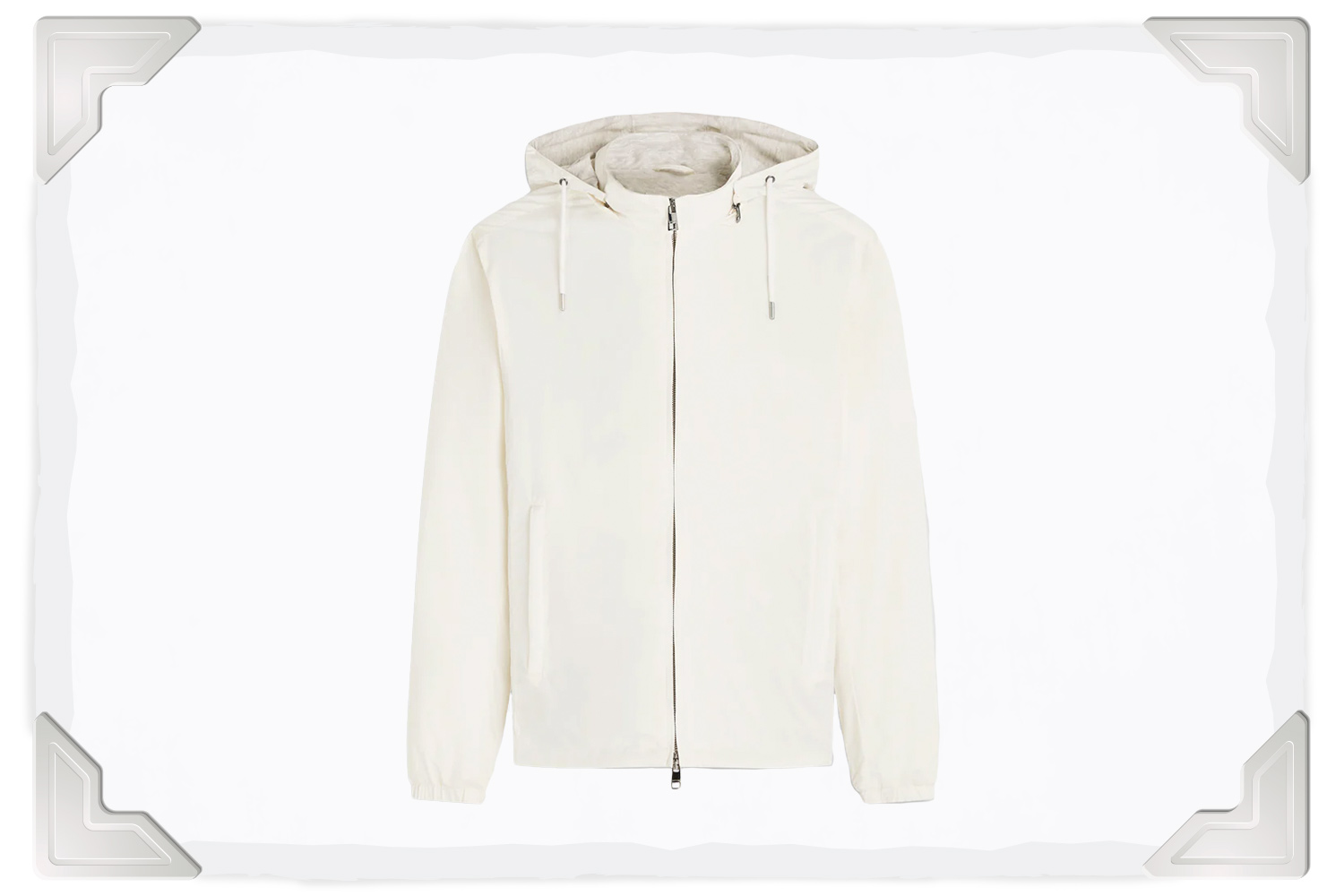 Bugatchi Windbreaker with Detachable Hood