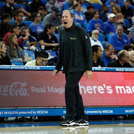 Head coach Dan Monson of the Long Beach State University, who was fired before his team made it to the NCAA Men's Division I Basketball Tournament