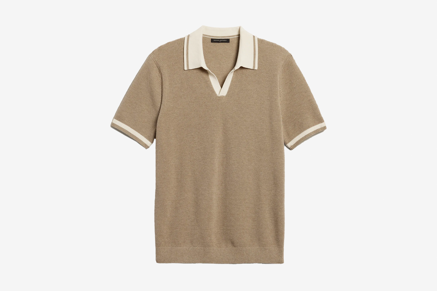 Banana Republic Johnny-Collar Polo