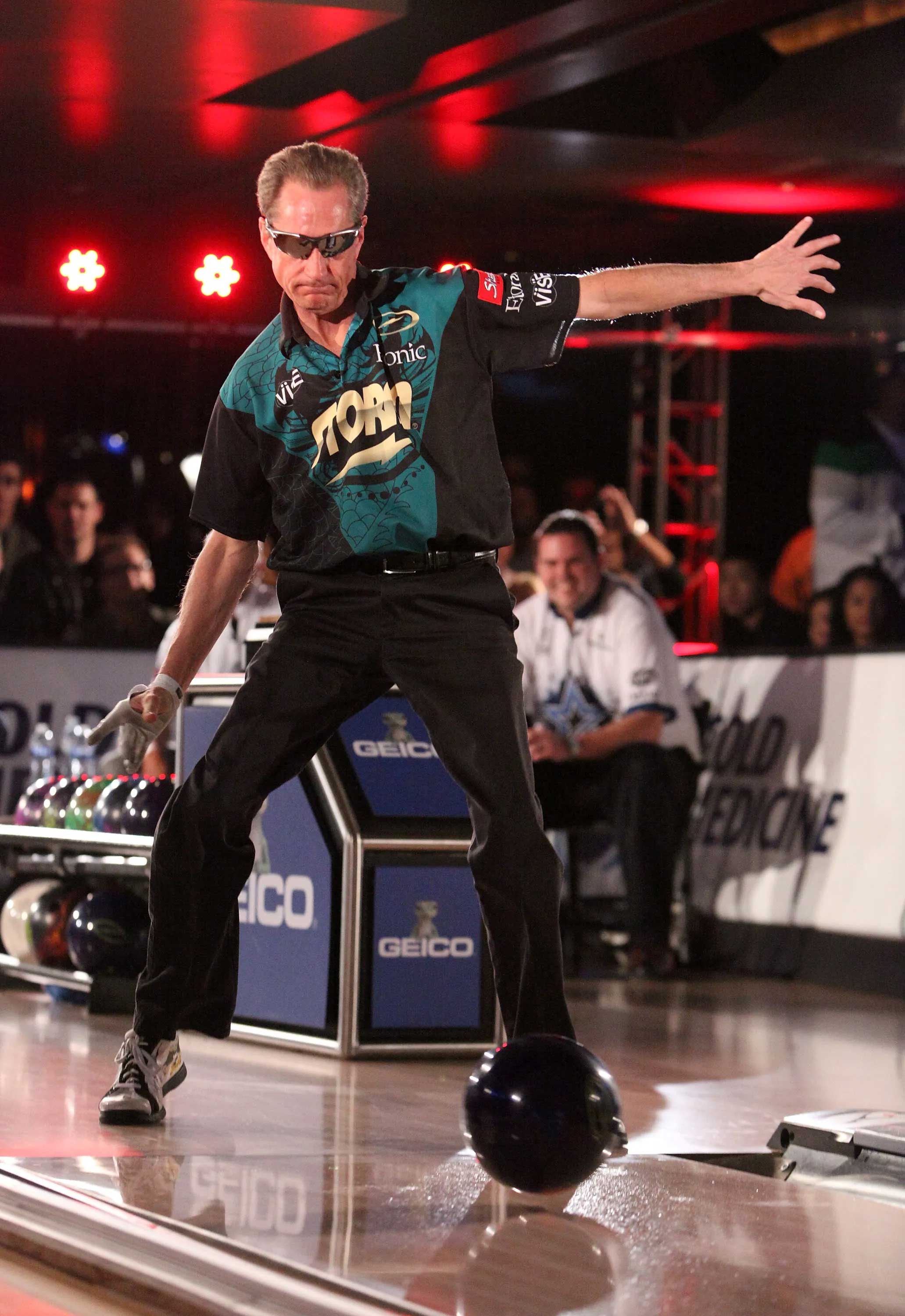 Pete Weber at the PBA Chris Paul Celebrity Invitational Bowling Tournament.