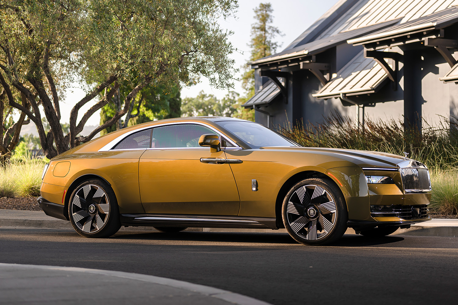 The Spectre EV in a chartreuse paint color