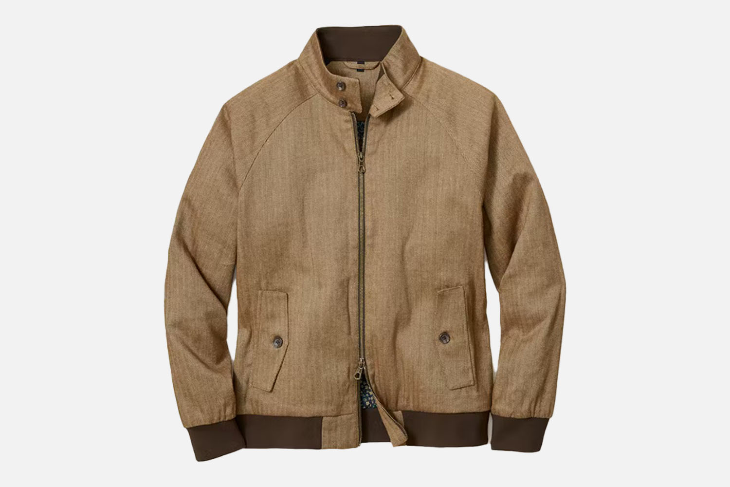 Bonobos Linen Harrington Jacket