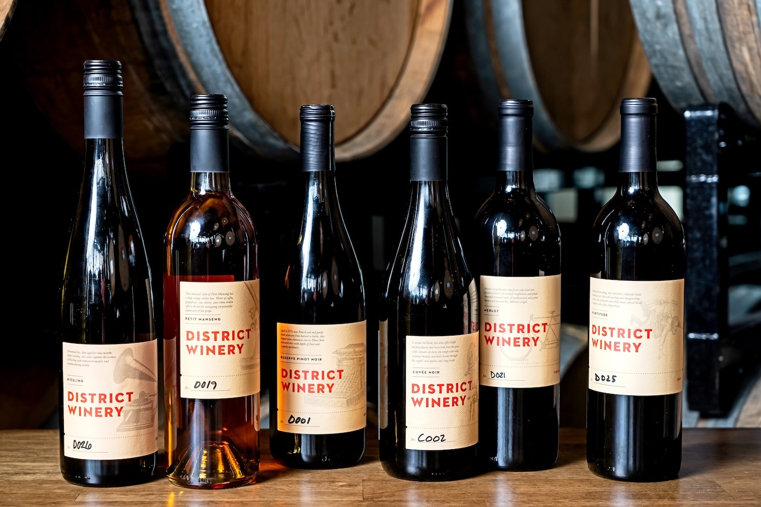 wine bottles