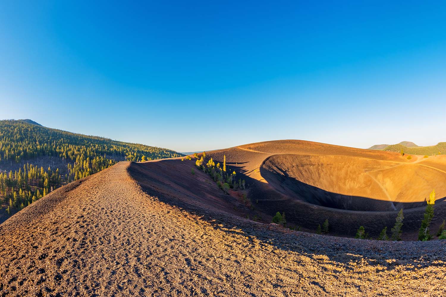 Summit of Cinder Cone in Lassen Volcanic National Park