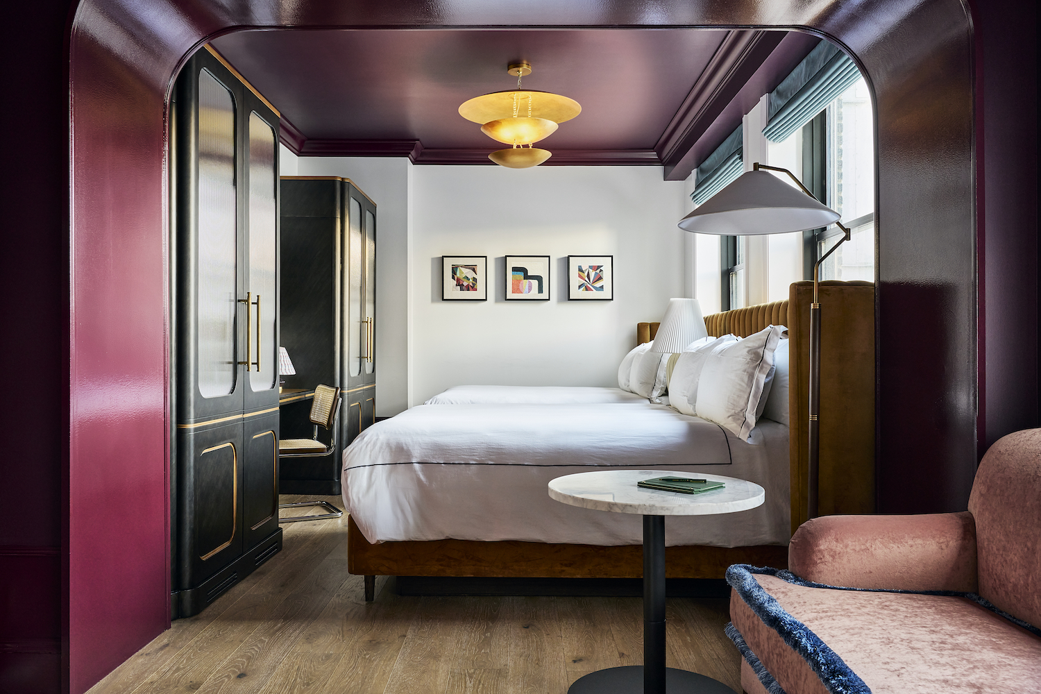 A room at the new Fidelity Hotel