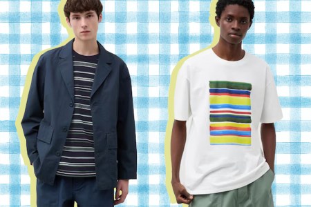 a collage of Uniqlo x J.W. Anderson